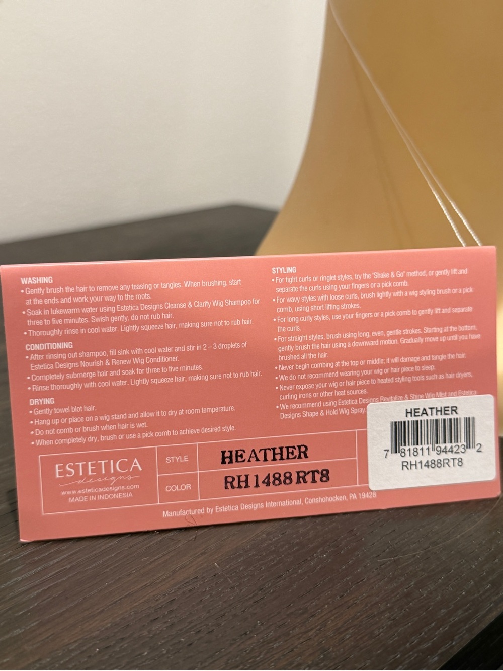 Estetica Light Blonde Short Layered Women’s Wig Style Heather 0203 - Picture 10 of 11